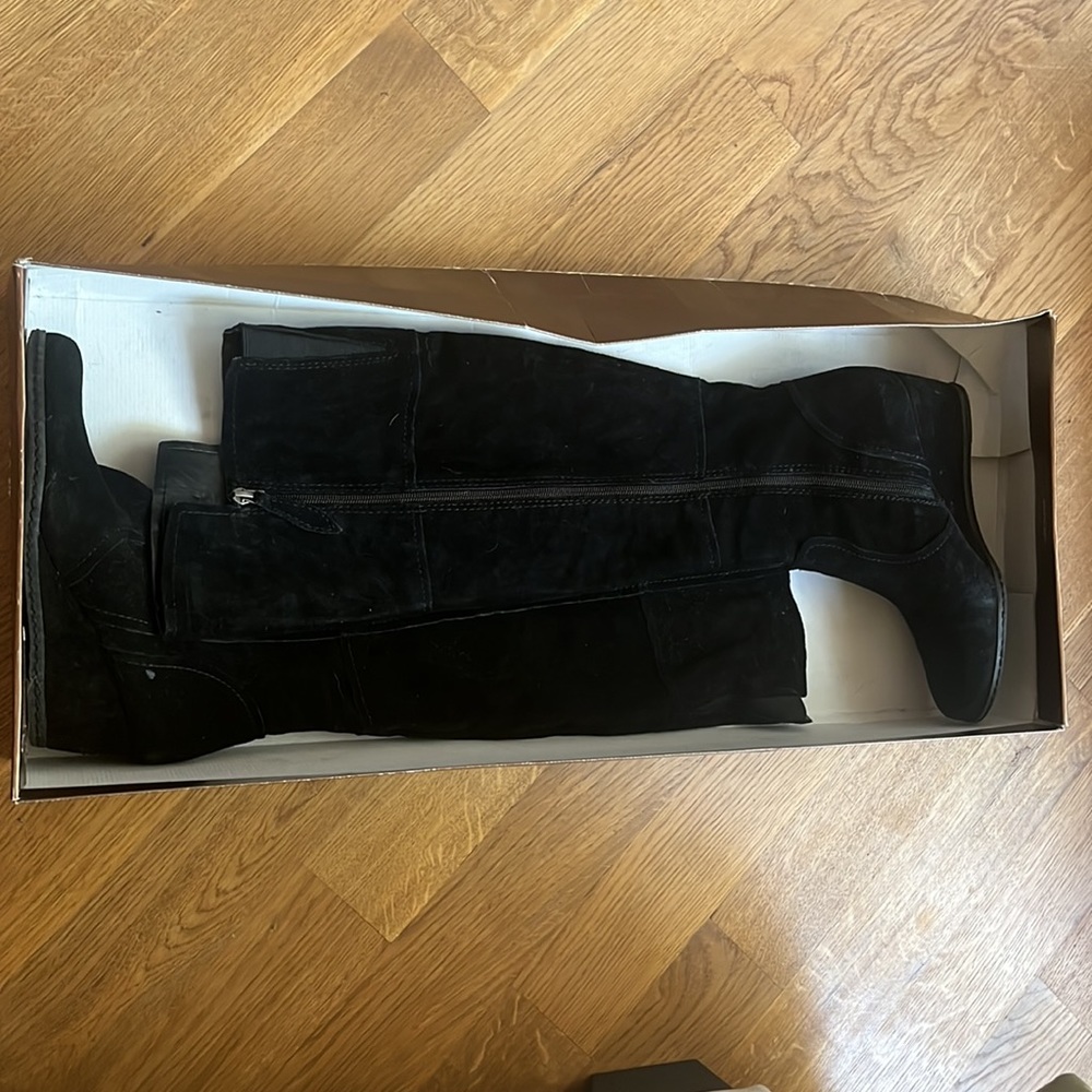 Suede Franco Sarto Boots